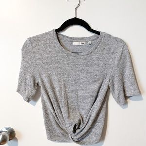 Aritzia Knotted Crop Top